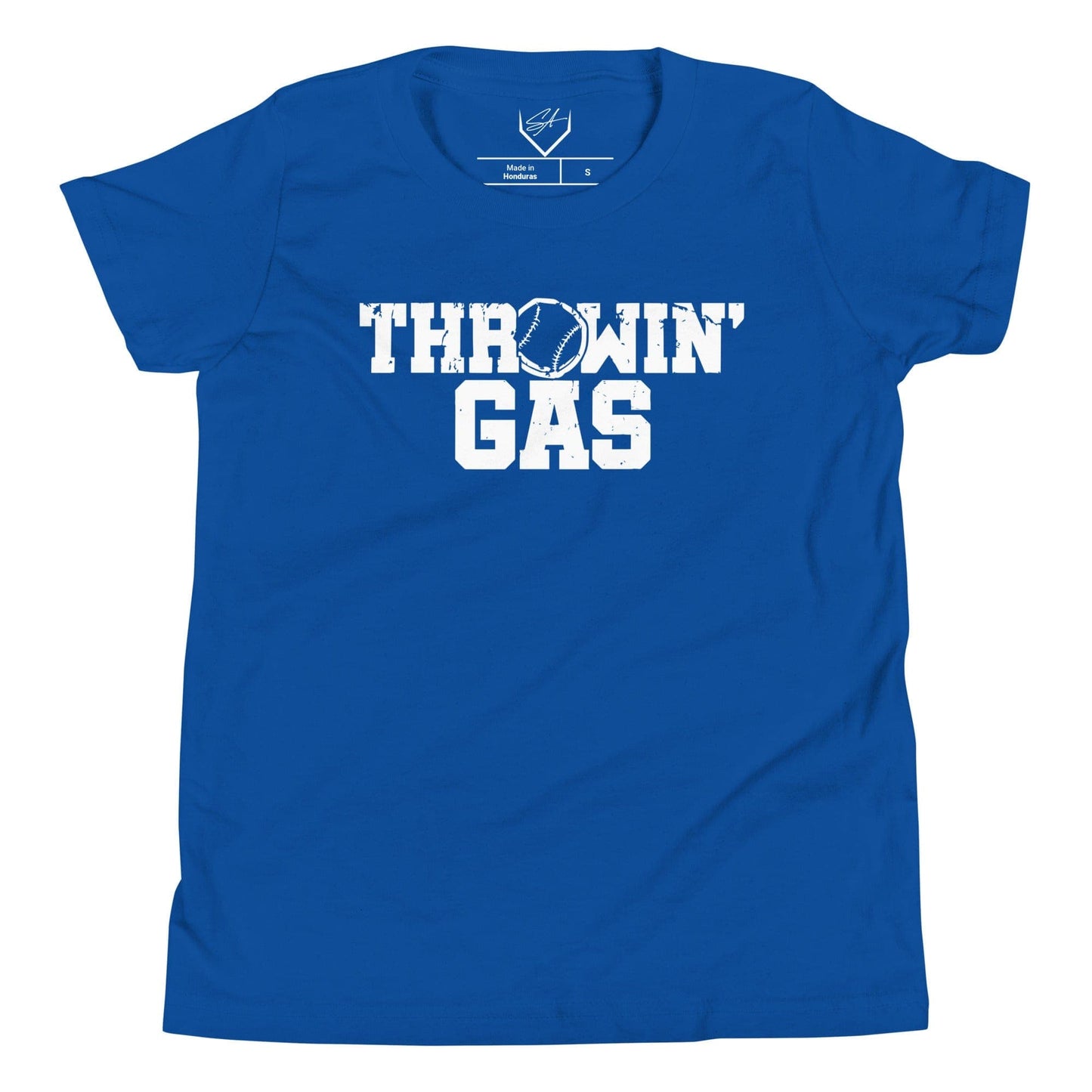 SA Apparel True Royal / S Throwin' Gas - Youth Tee