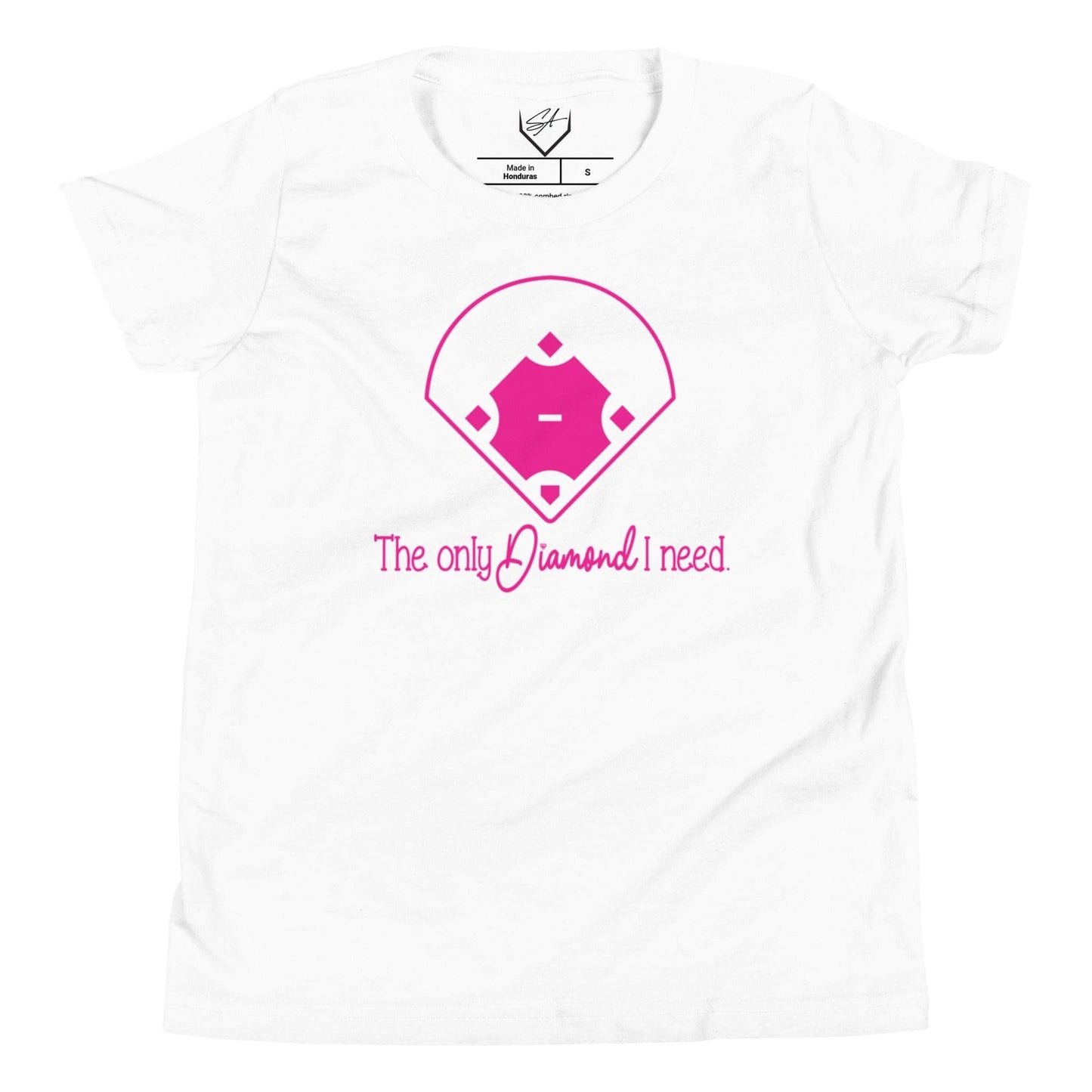SA Apparel White / S The Only Diamond I Need - Youth Tee