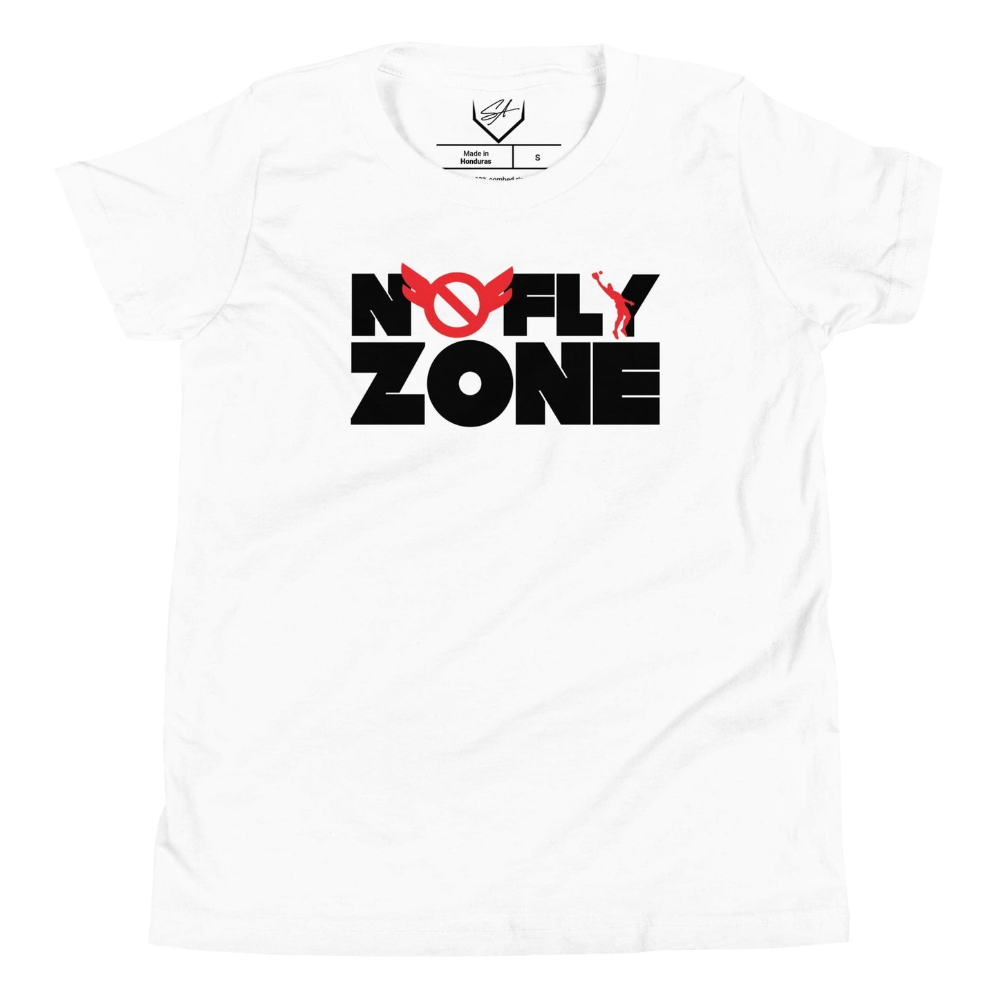 SA Apparel T-Shirt White / S No Fly Zone - Youth Tee