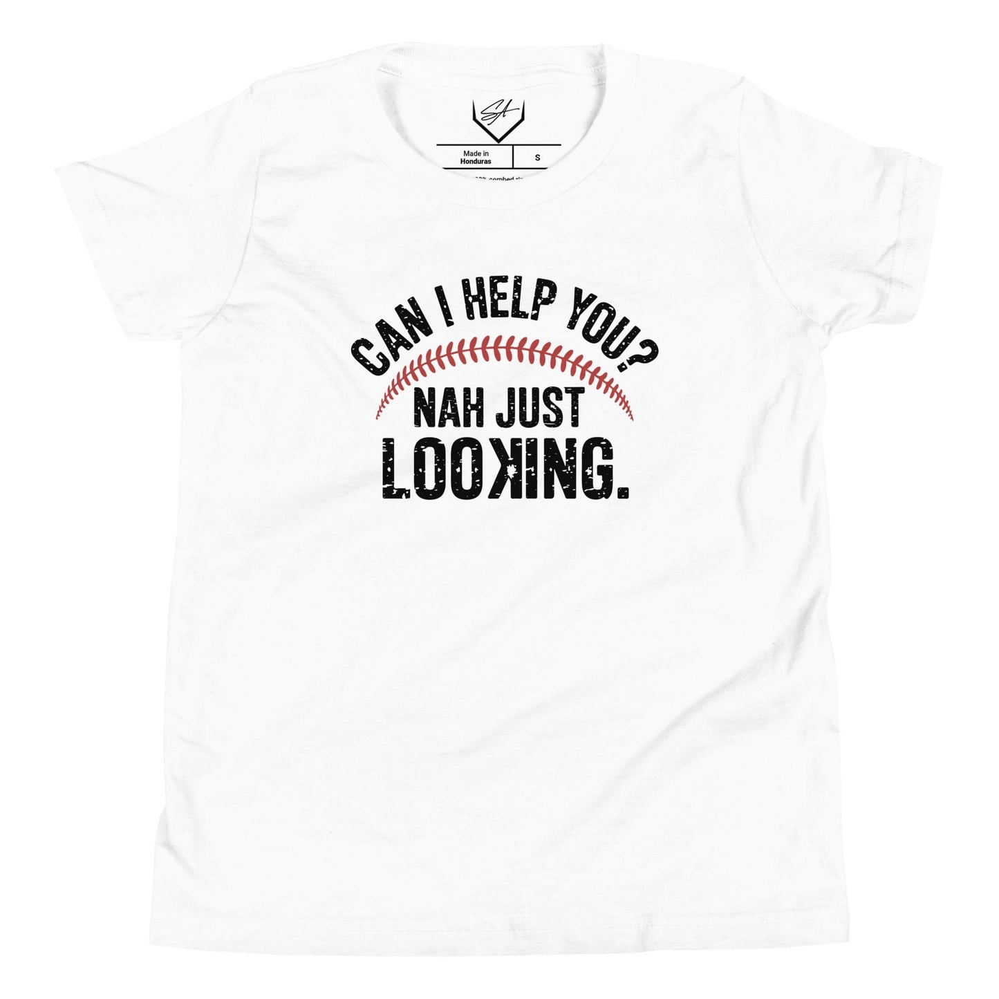 SA Apparel Youth Tee White / S Can I Help You? Nah Just Looking - Youth Tee