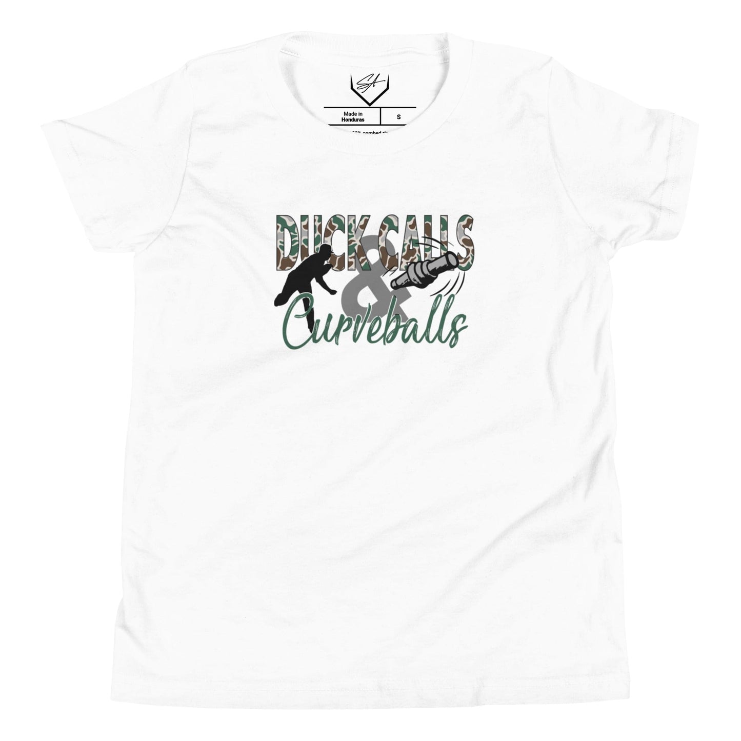 SA Apparel Youth Tee White / S Duck Calls & Curveballs - Youth Tee
