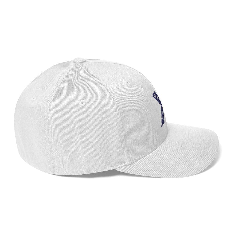 American Flag Strikeout - Flexfit Hat - SA Apparel