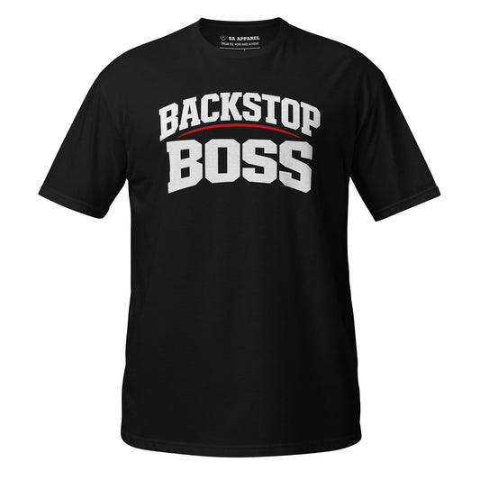 Backstop Boss - Adult Tee - SA Apparel