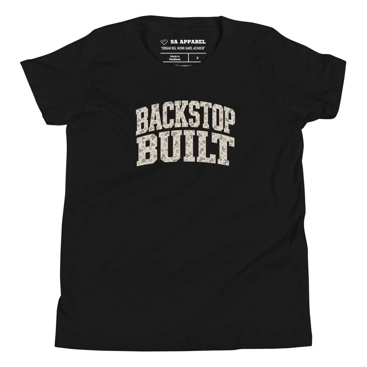 Backstop Built Camo - Youth Tee - SA Apparel