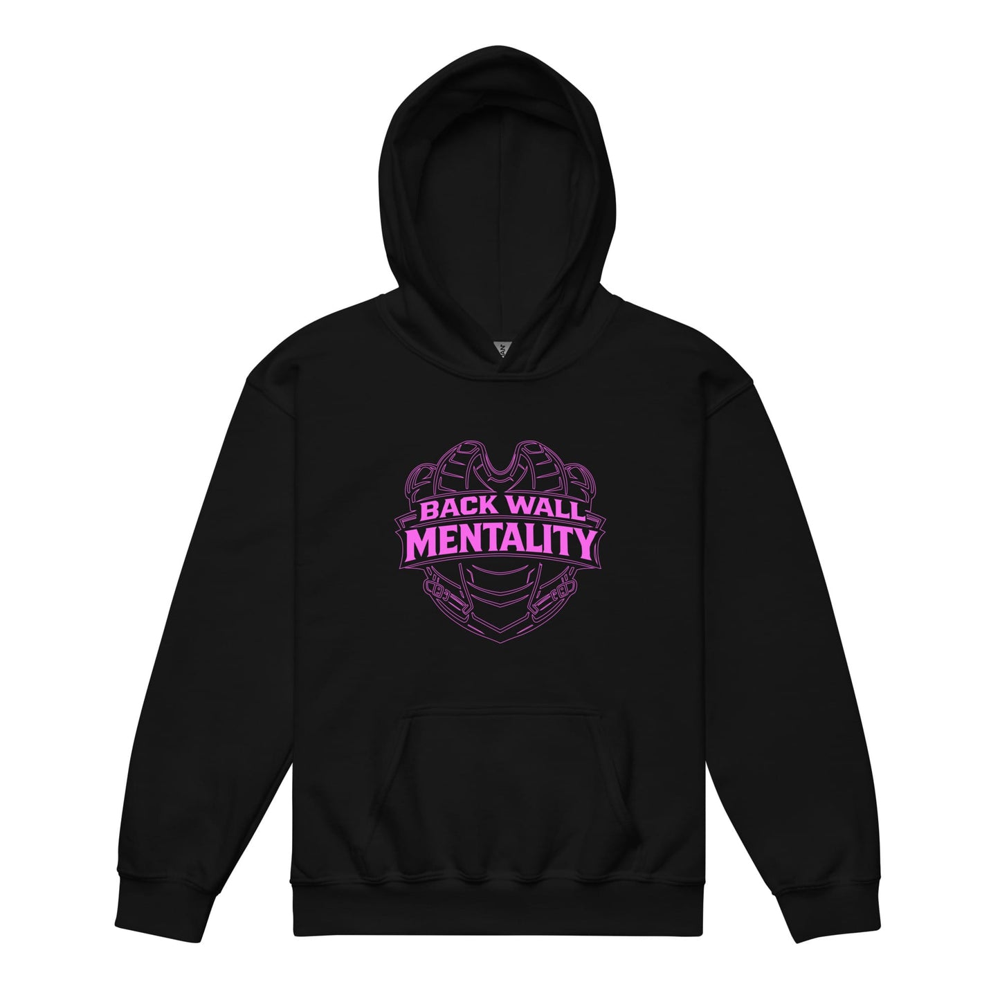 Backwall Mentality Pink - Youth Hoodie - SA Apparel