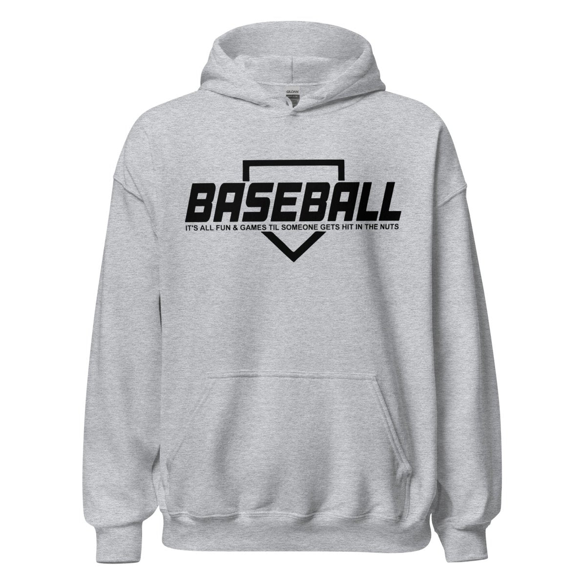 Baseball Its All Fun and Games - Adult Hoodie - SA Apparel