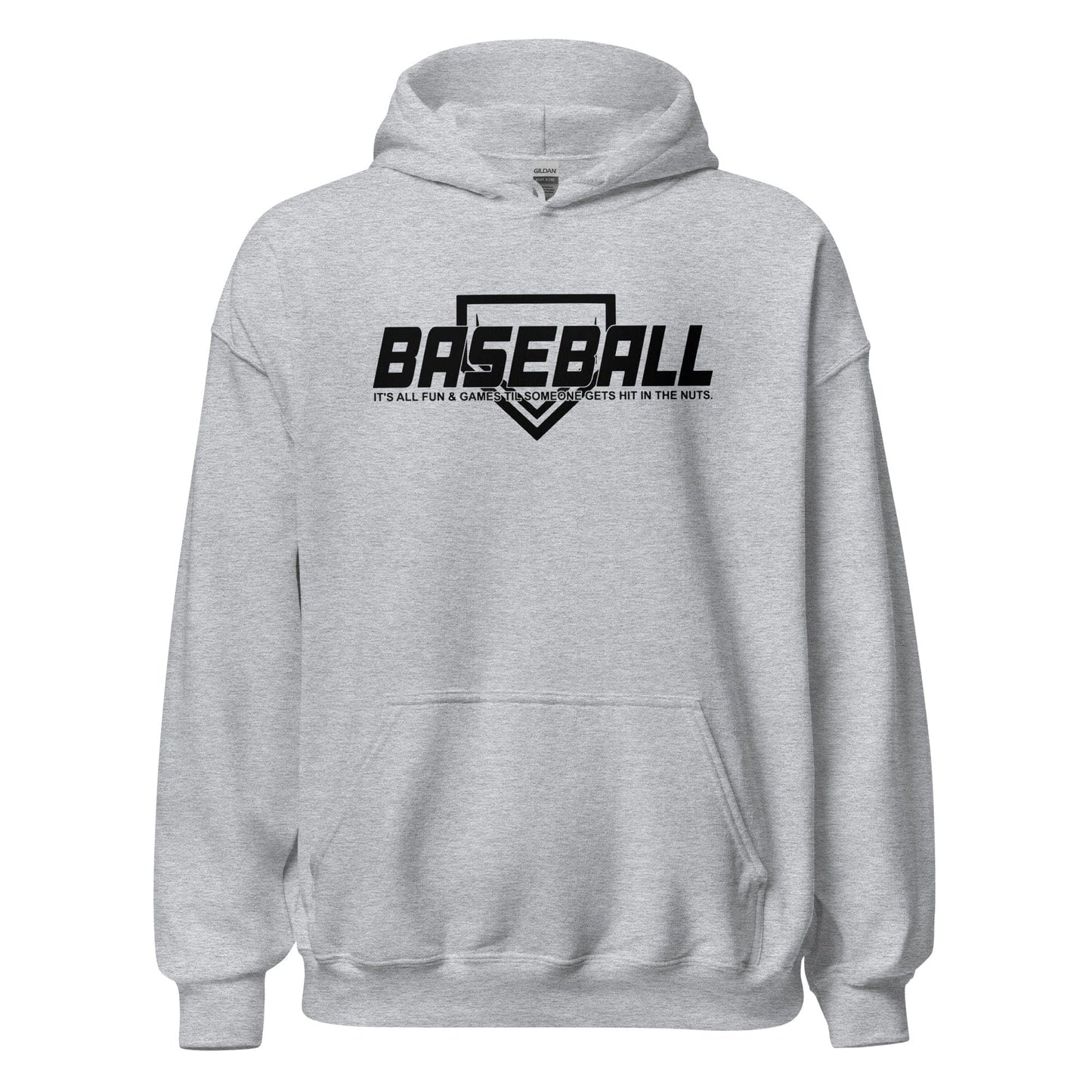 Baseball Its All Fun and Games - Adult Hoodie - SA Apparel