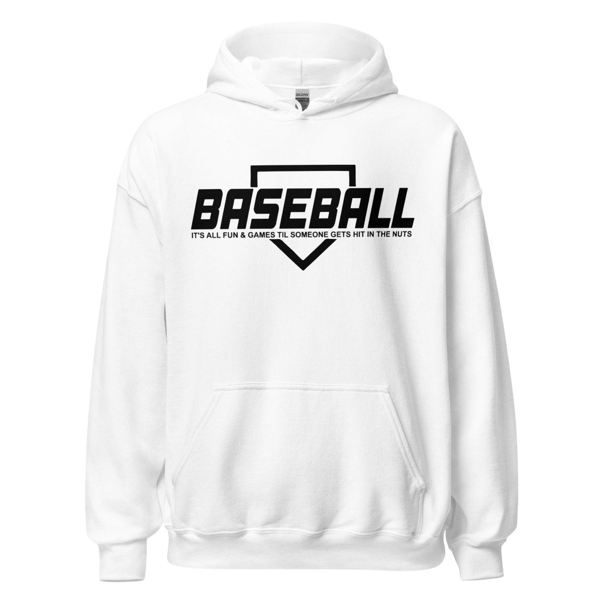 Baseball Its All Fun and Games - Adult Hoodie - SA Apparel