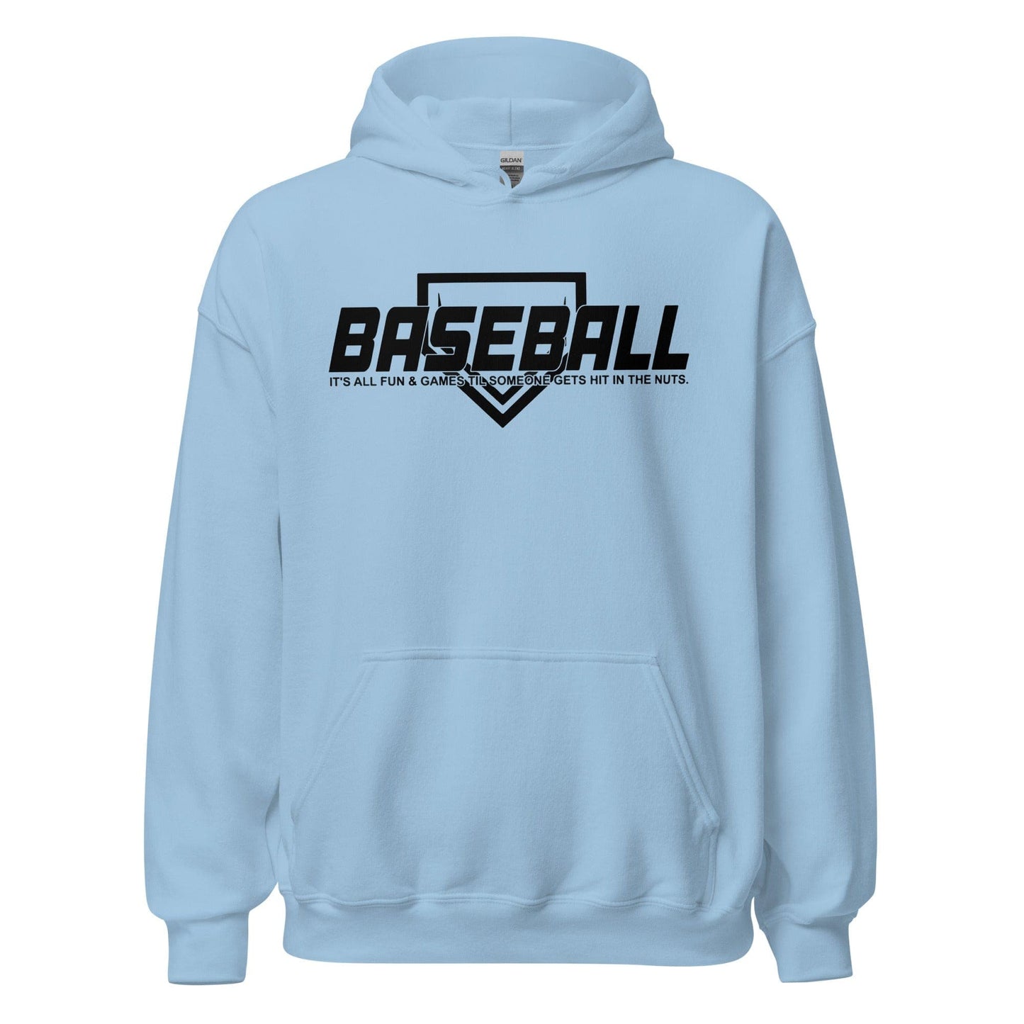 Baseball Its All Fun and Games - Adult Hoodie - SA Apparel