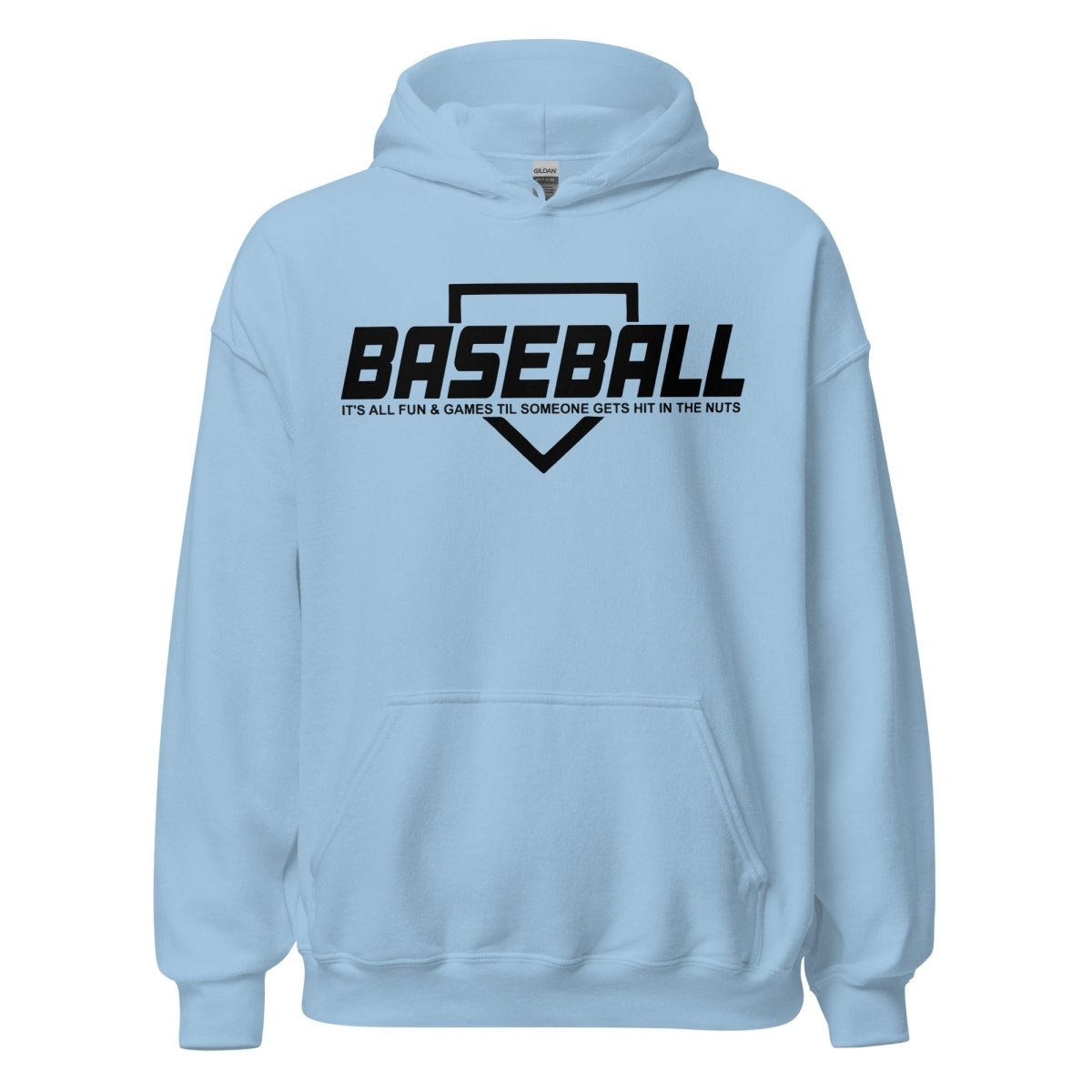 Baseball Its All Fun and Games - Adult Hoodie - SA Apparel