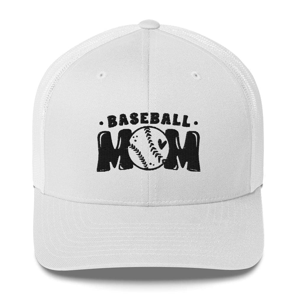 Baseball Mom - Trucker Hat - SA Apparel