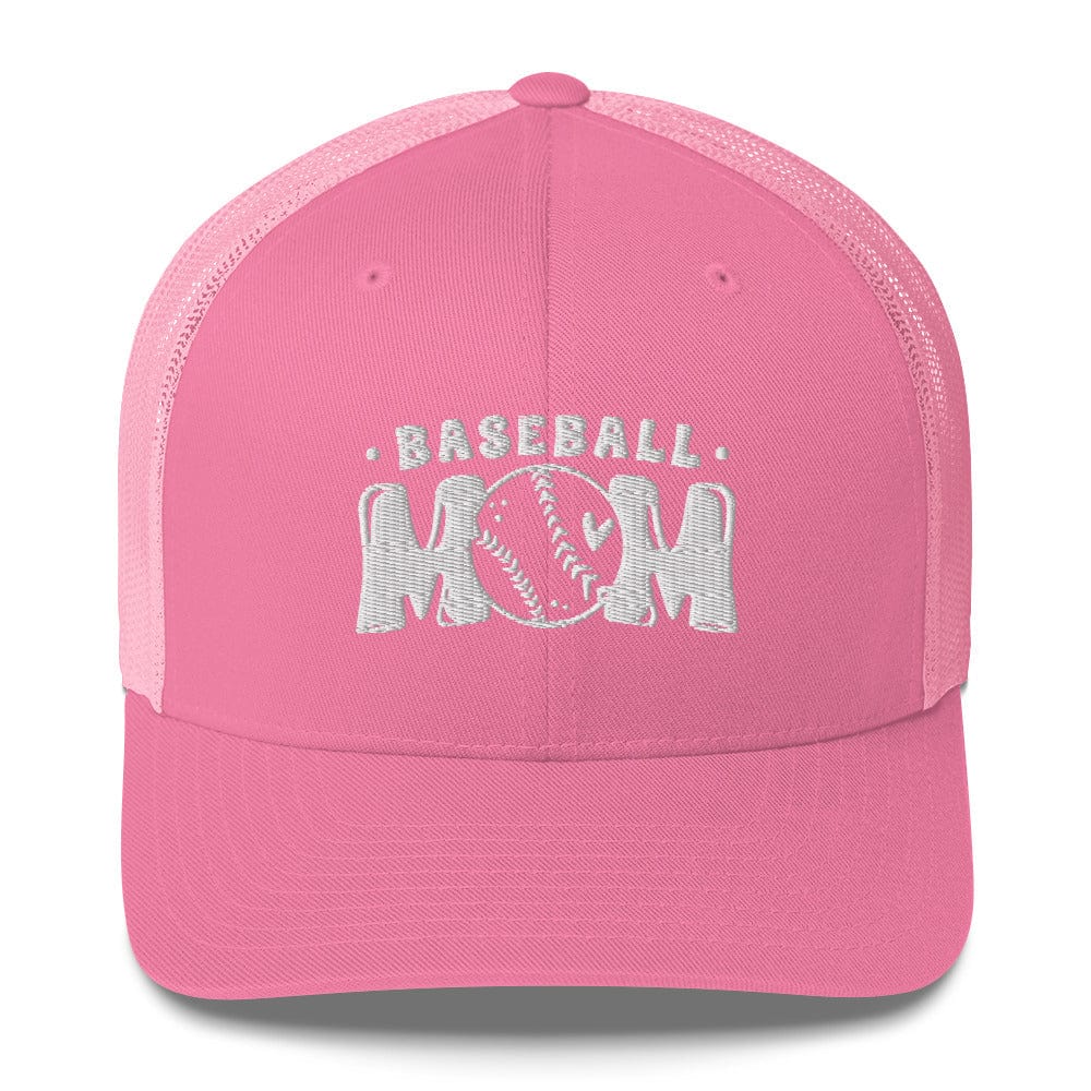 Baseball Mom - Trucker Hat - SA Apparel