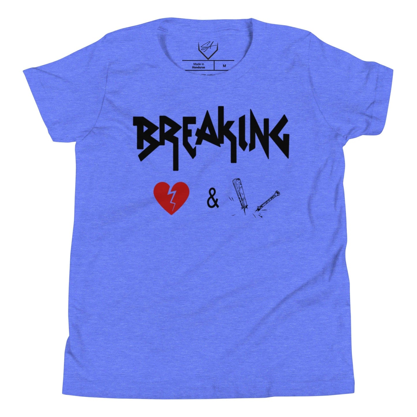 Breaking Hearts And Bats - Youth Tee - SA Apparel