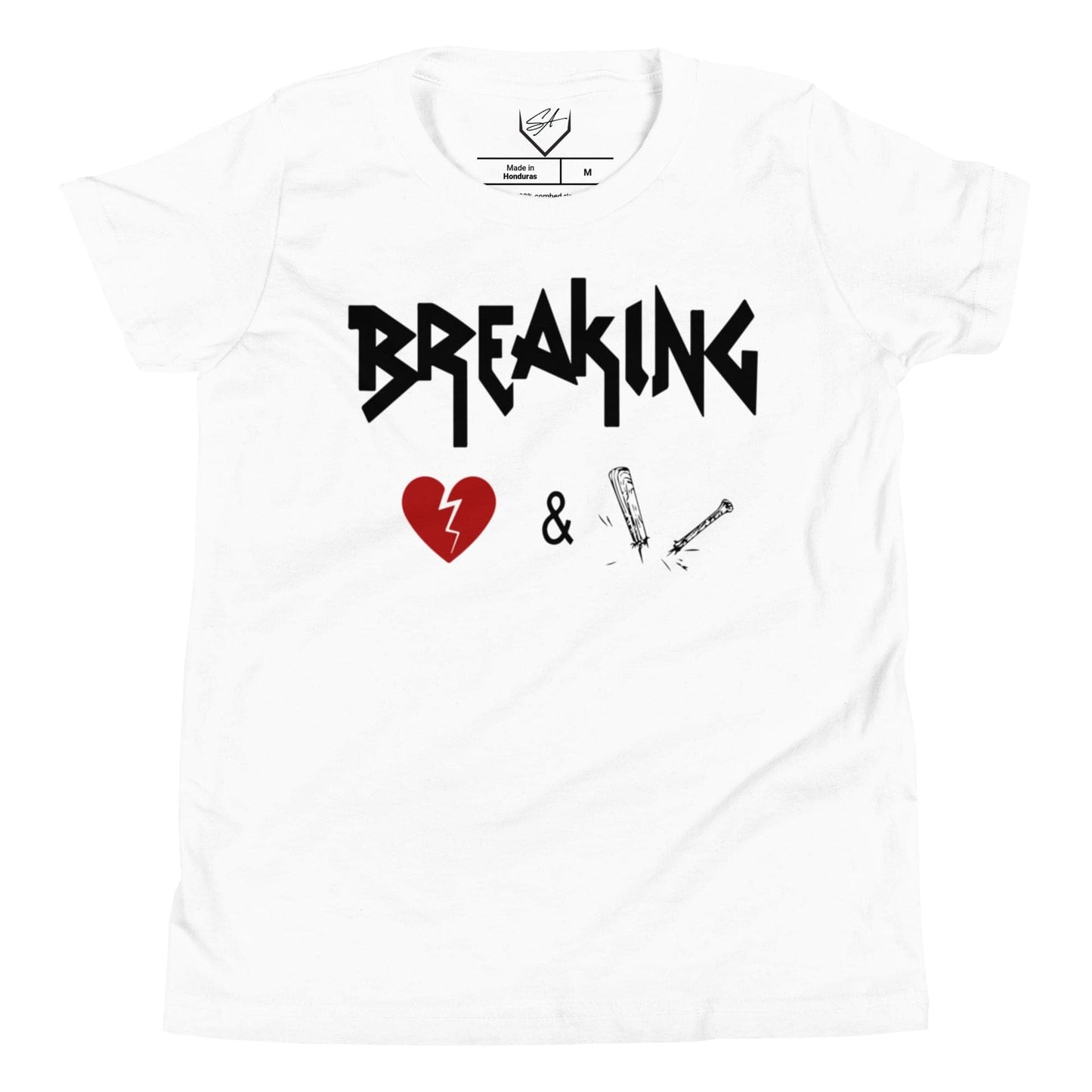 Breaking Hearts And Bats - Youth Tee - SA Apparel