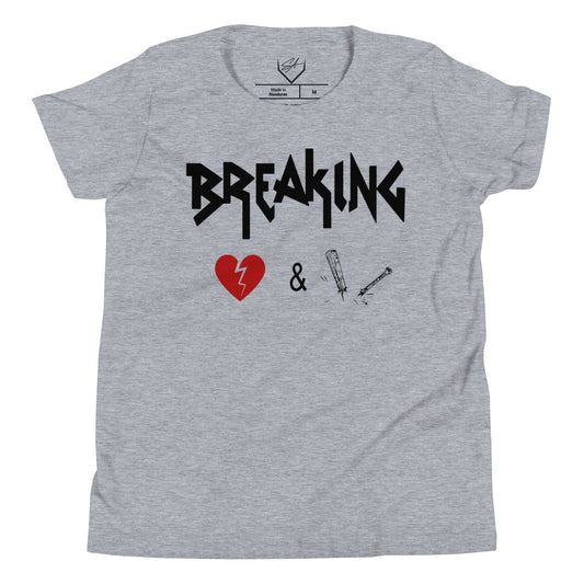 Breaking Hearts And Bats - Youth Tee - SA Apparel