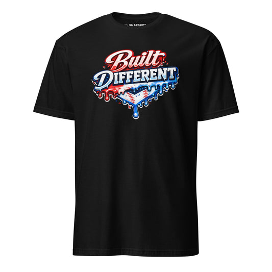 Built Different Baseball - Adult Tee - SA Apparel
