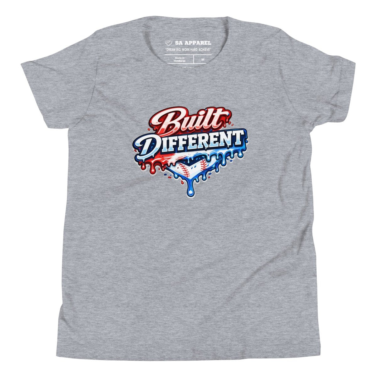 Built Different Baseball - Youth Tee - SA Apparel