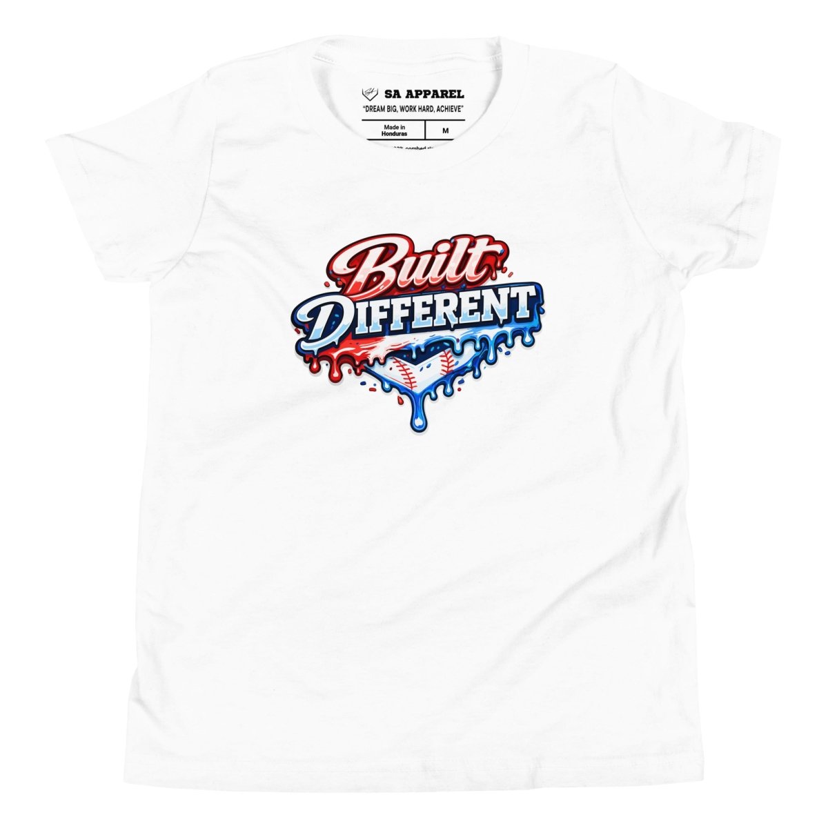Built Different Baseball - Youth Tee - SA Apparel