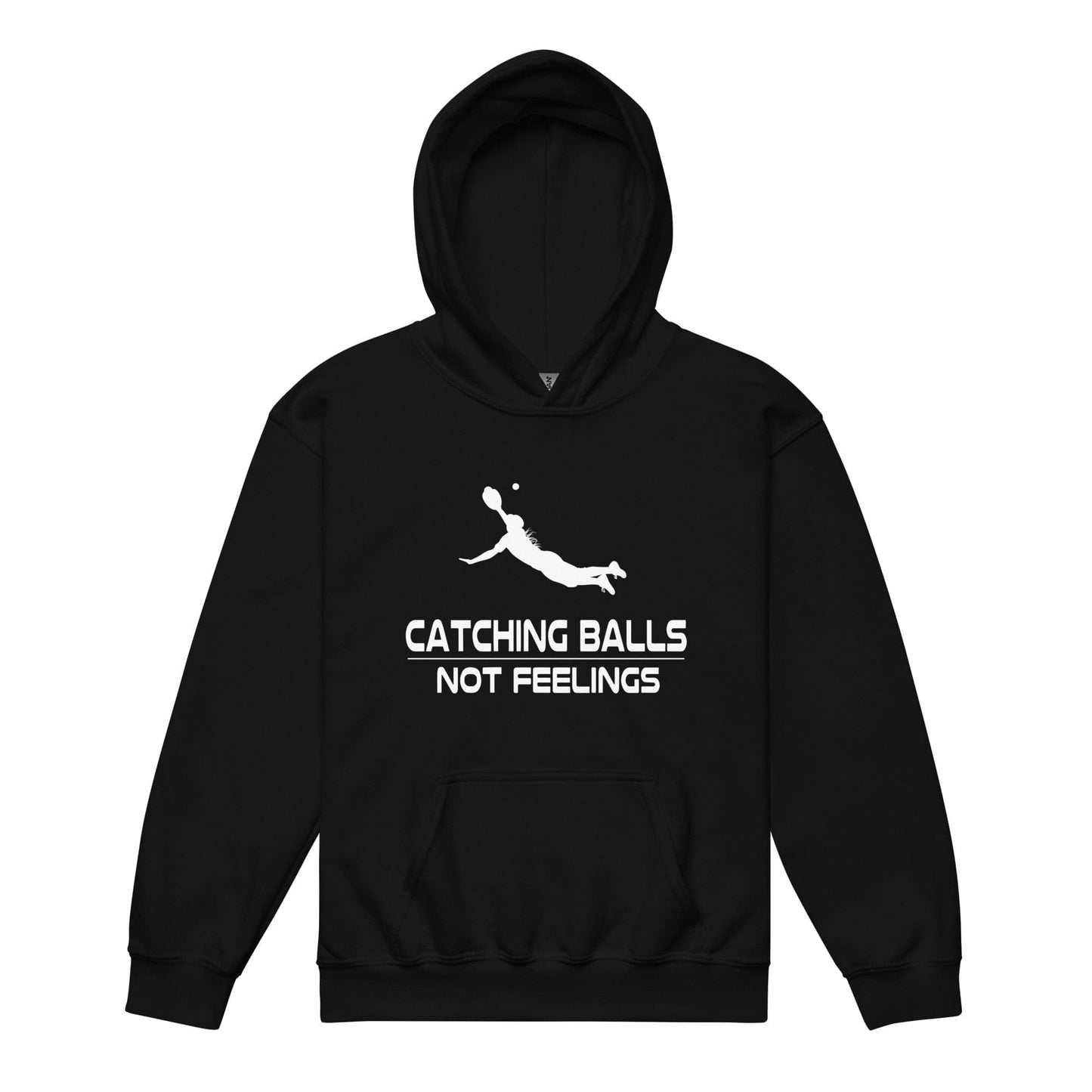 Catching Balls Not Feelings Softball - Youth Hoodie - SA Apparel