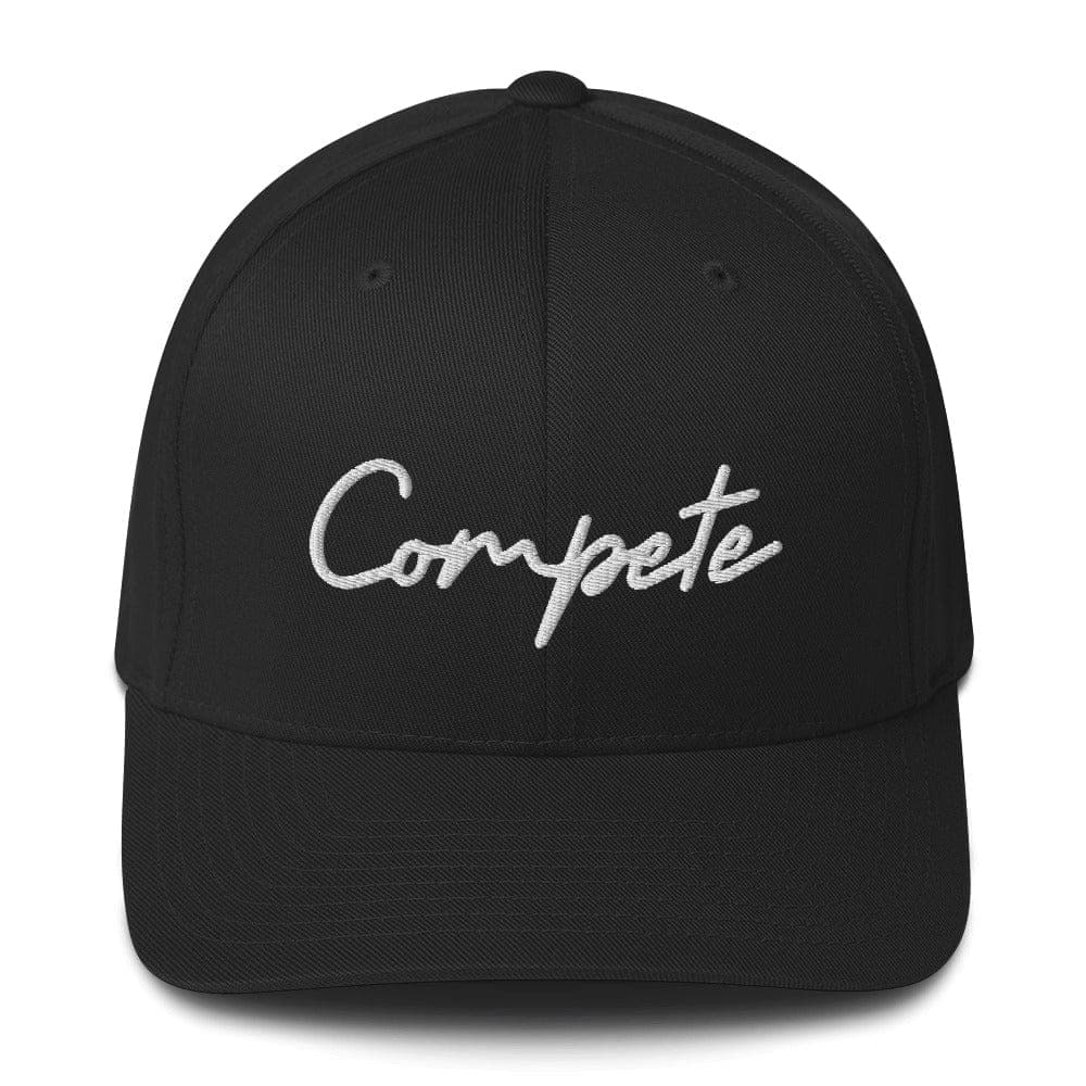 Compete Cursive - Flexfit Hat - SA Apparel