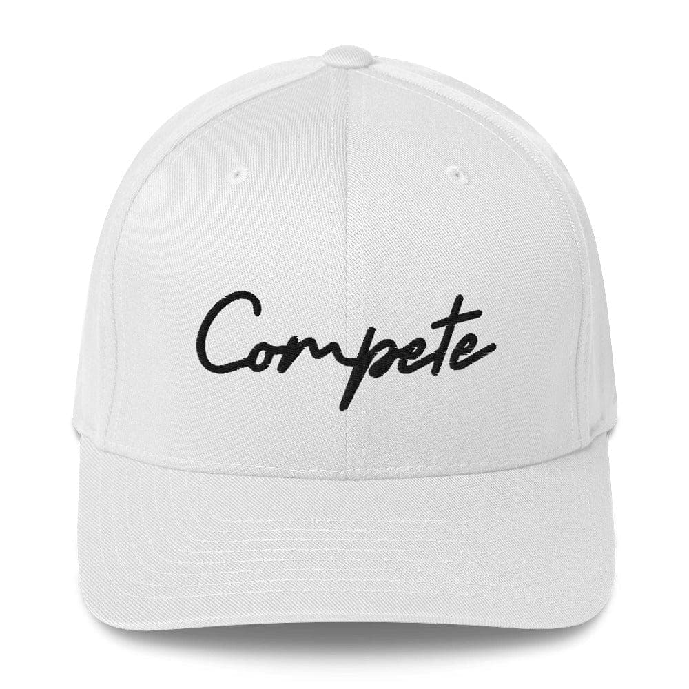 Compete Cursive - Flexfit Hat - SA Apparel
