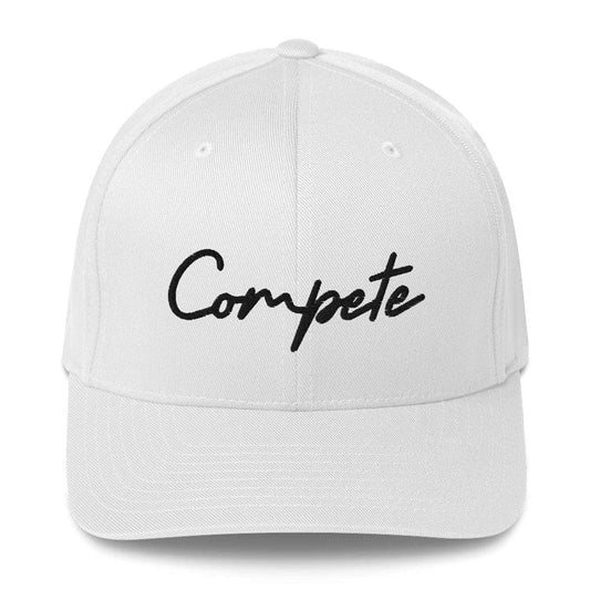 Compete Cursive - Flexfit Hat - SA Apparel