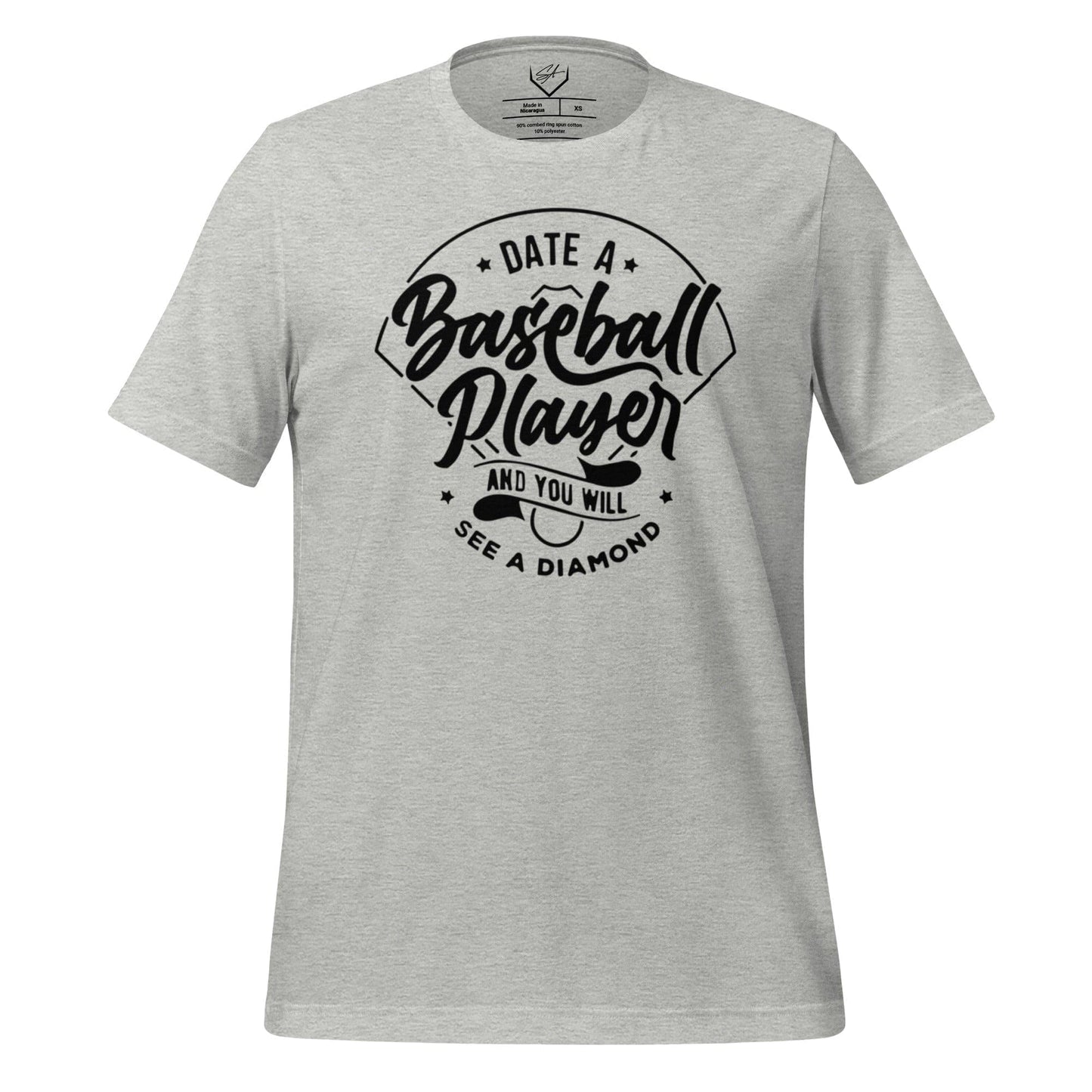 Date A Player And You Will See A Diamond - Adult Tee - SA Apparel
