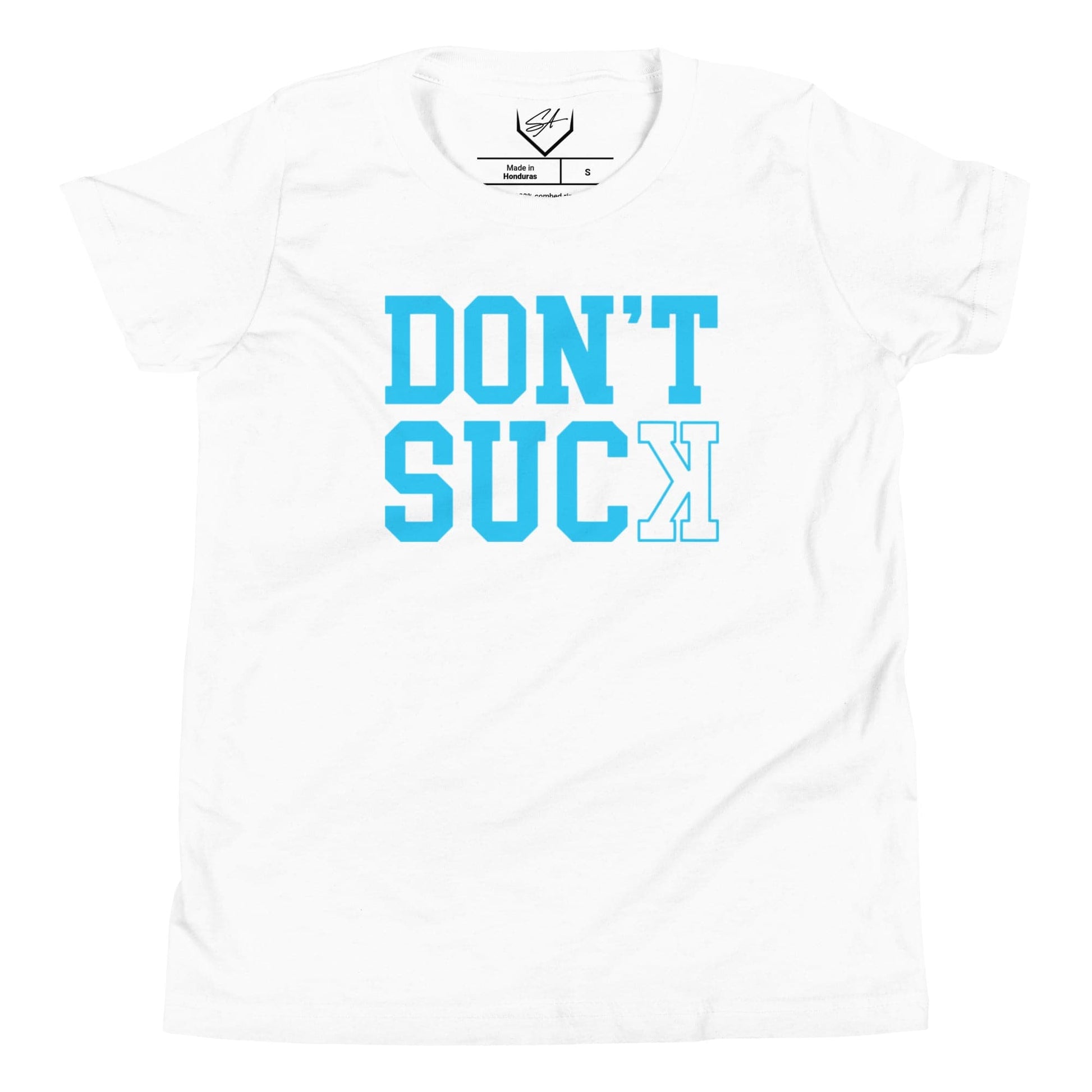 Don't Suck Teal - Youth Tee - SA Apparel