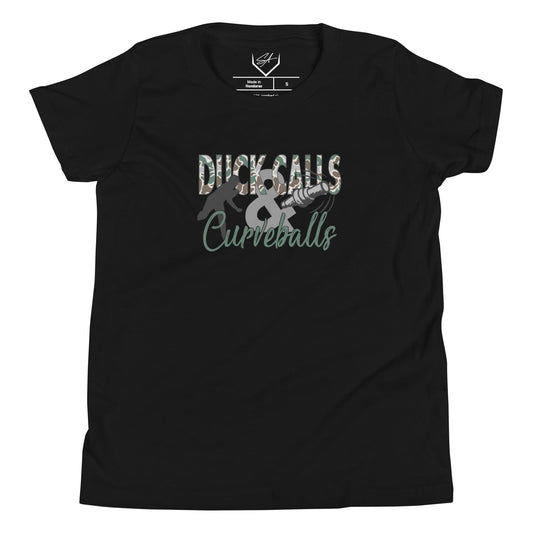 Duck Calls & Curveballs - Youth Tee - SA Apparel
