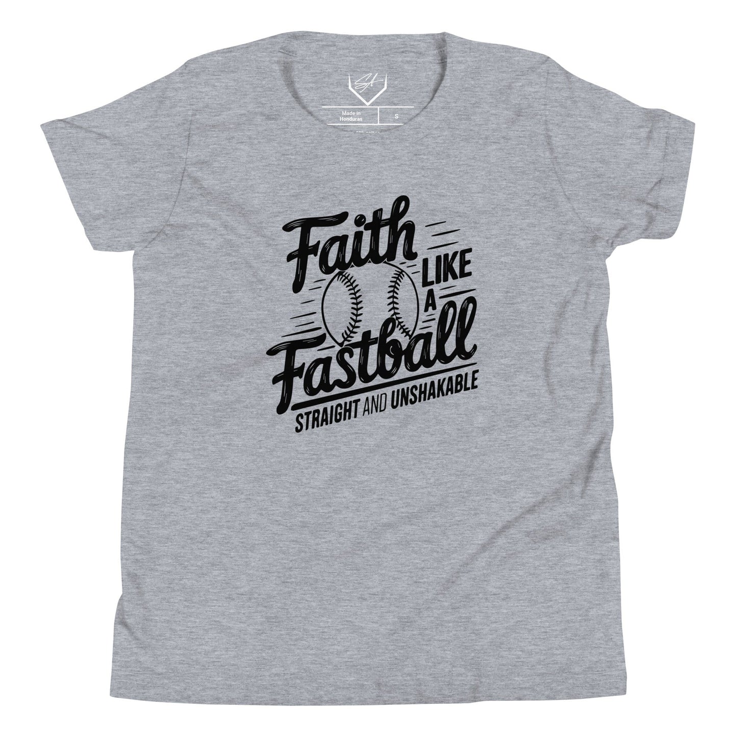 Faith Like A Fastball - Youth Tee - SA Apparel