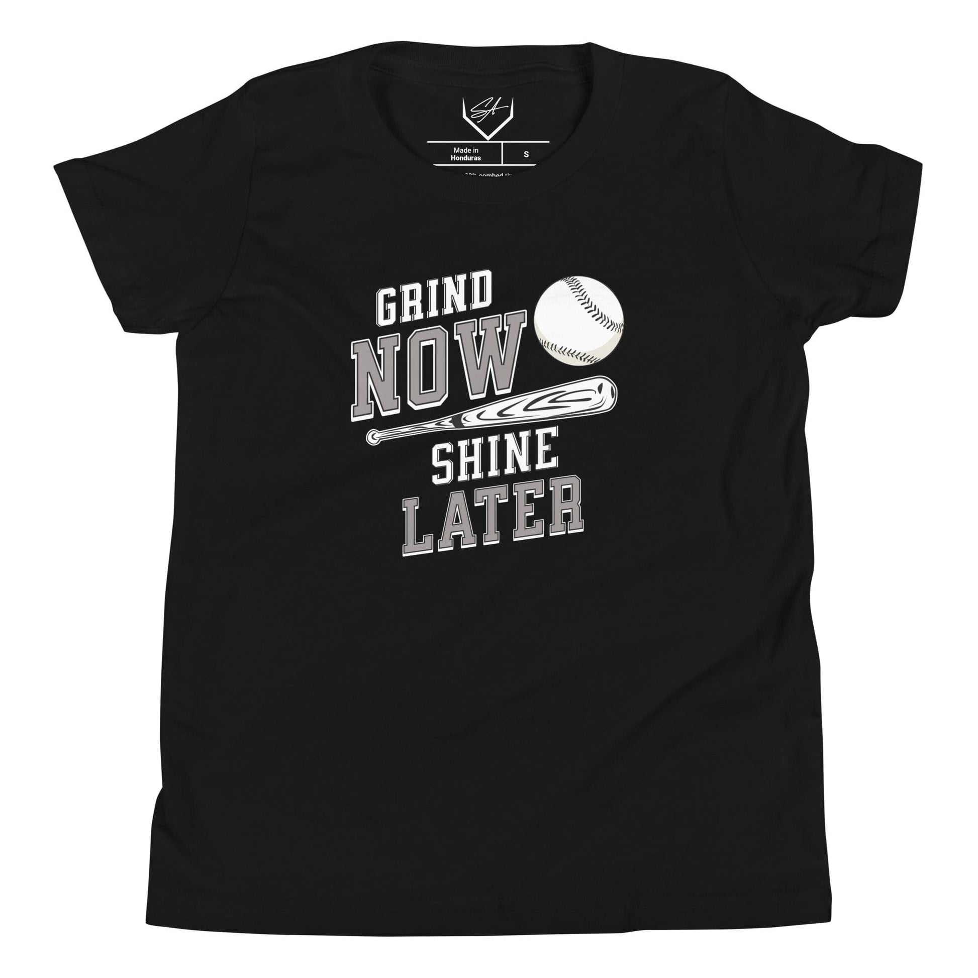 Grind Now Shine Later - Youth Tee - SA Apparel