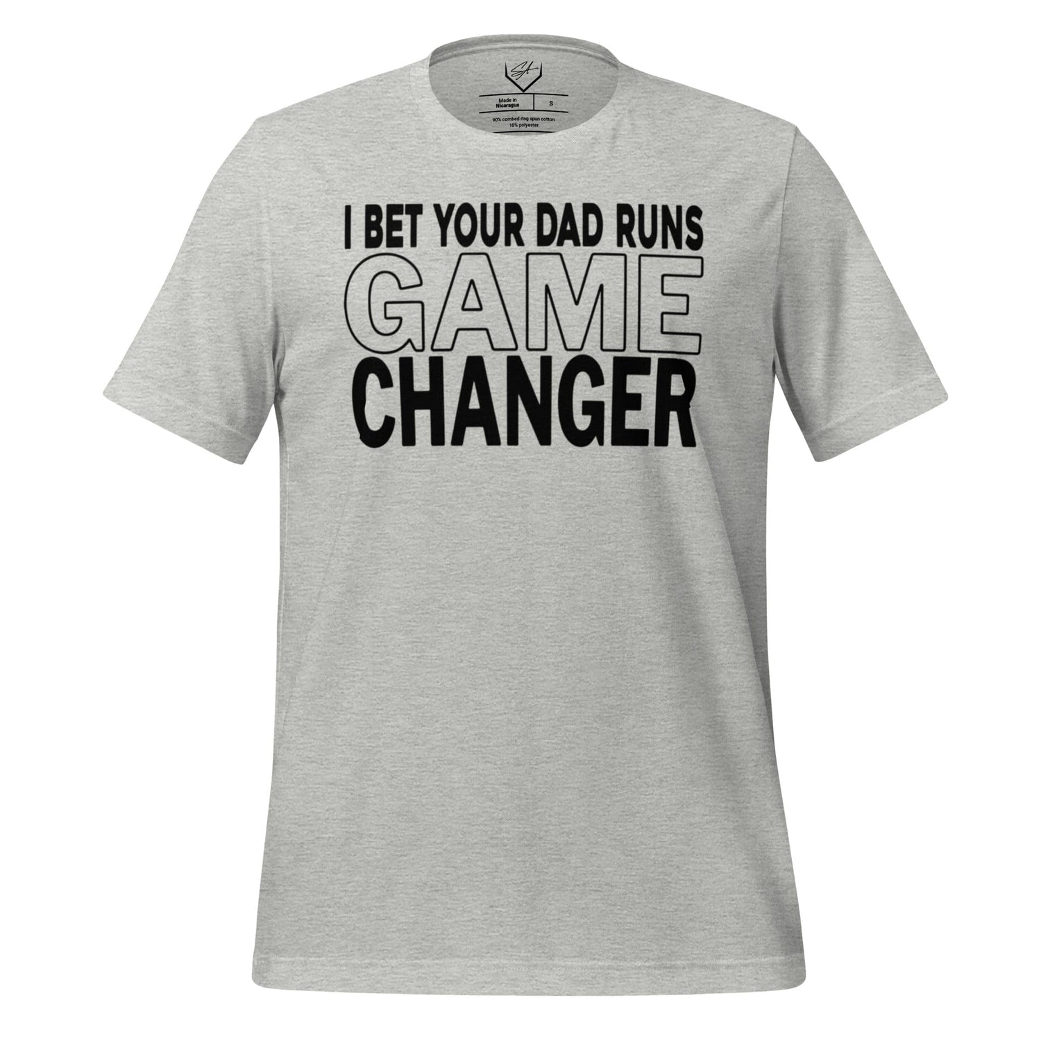 I Bet Your Dad Runs Game Changer - Adult Tee - SA Apparel