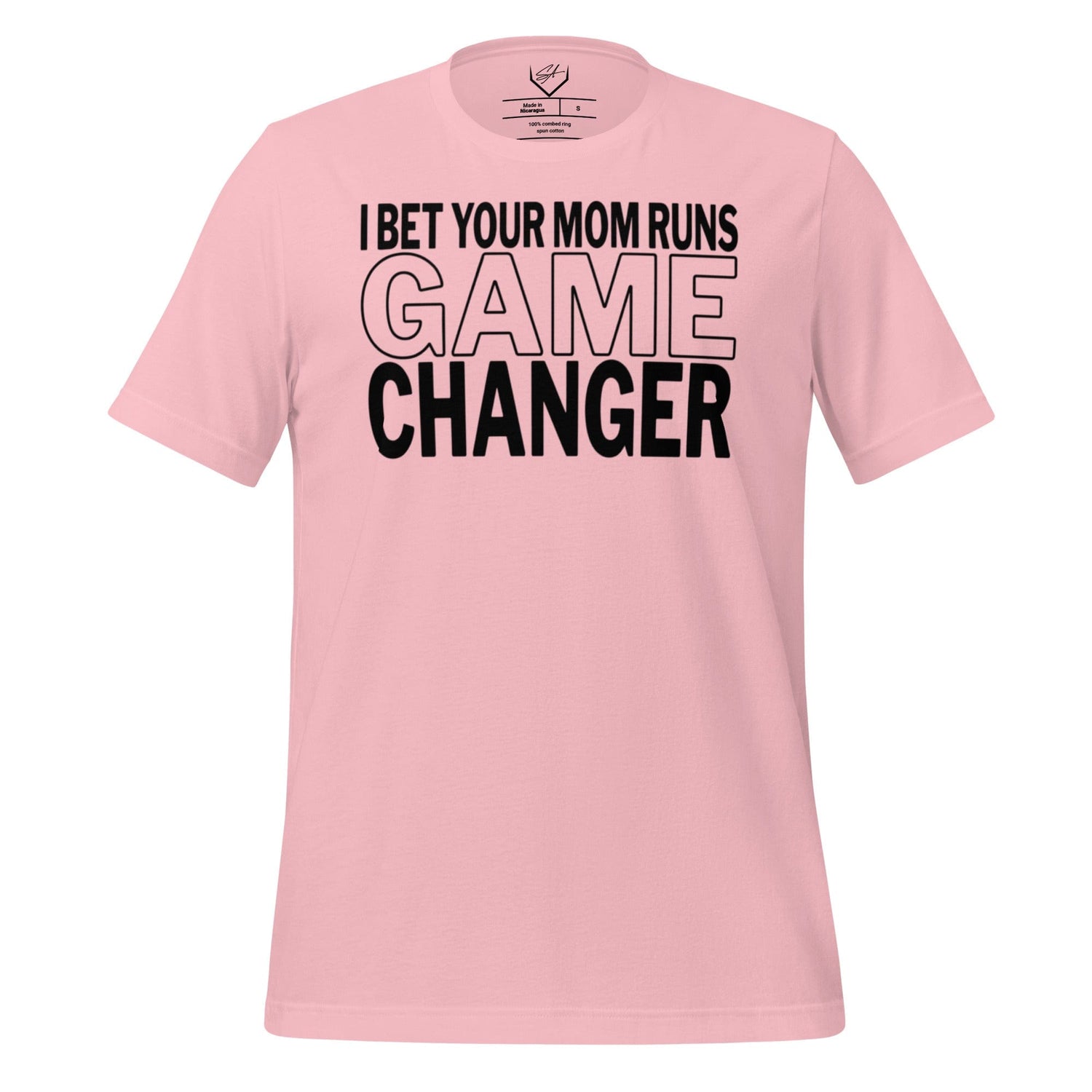 I Bet Your Mom Runs Game Changer - Adult Tee - SA Apparel