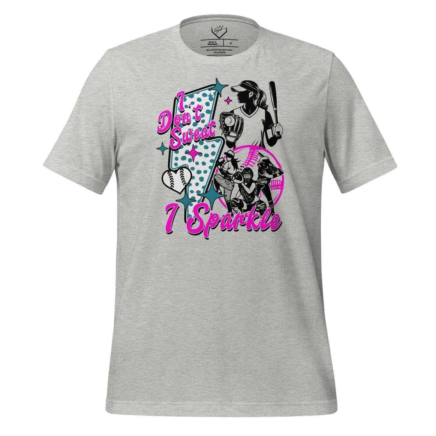 I Don't Sweat I Sparkle - Adult Tee - SA Apparel