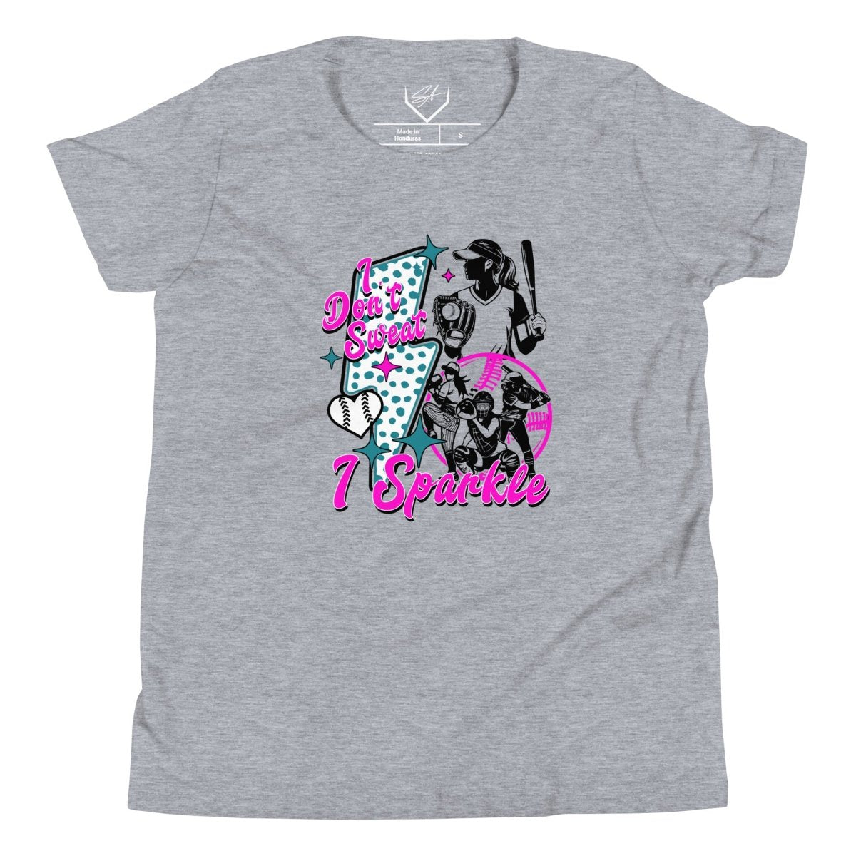 I Don't Sweat I Sparkle - Youth Tee - SA Apparel
