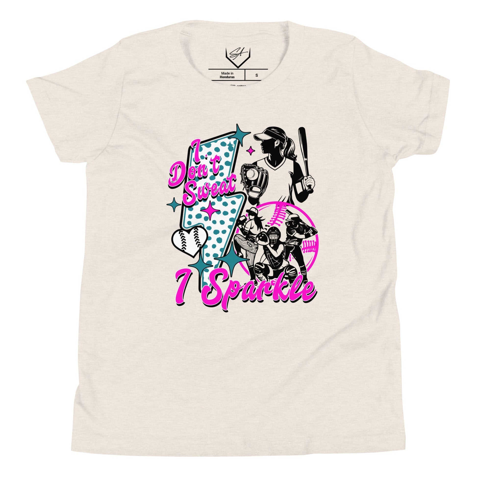 I Don't Sweat I Sparkle - Youth Tee - SA Apparel