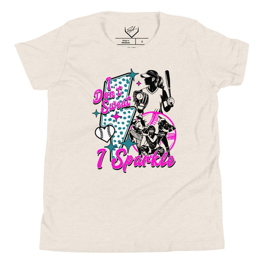 I Don't Sweat I Sparkle - Youth Tee - SA Apparel