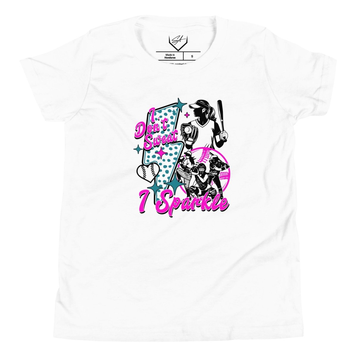I Don't Sweat I Sparkle - Youth Tee - SA Apparel
