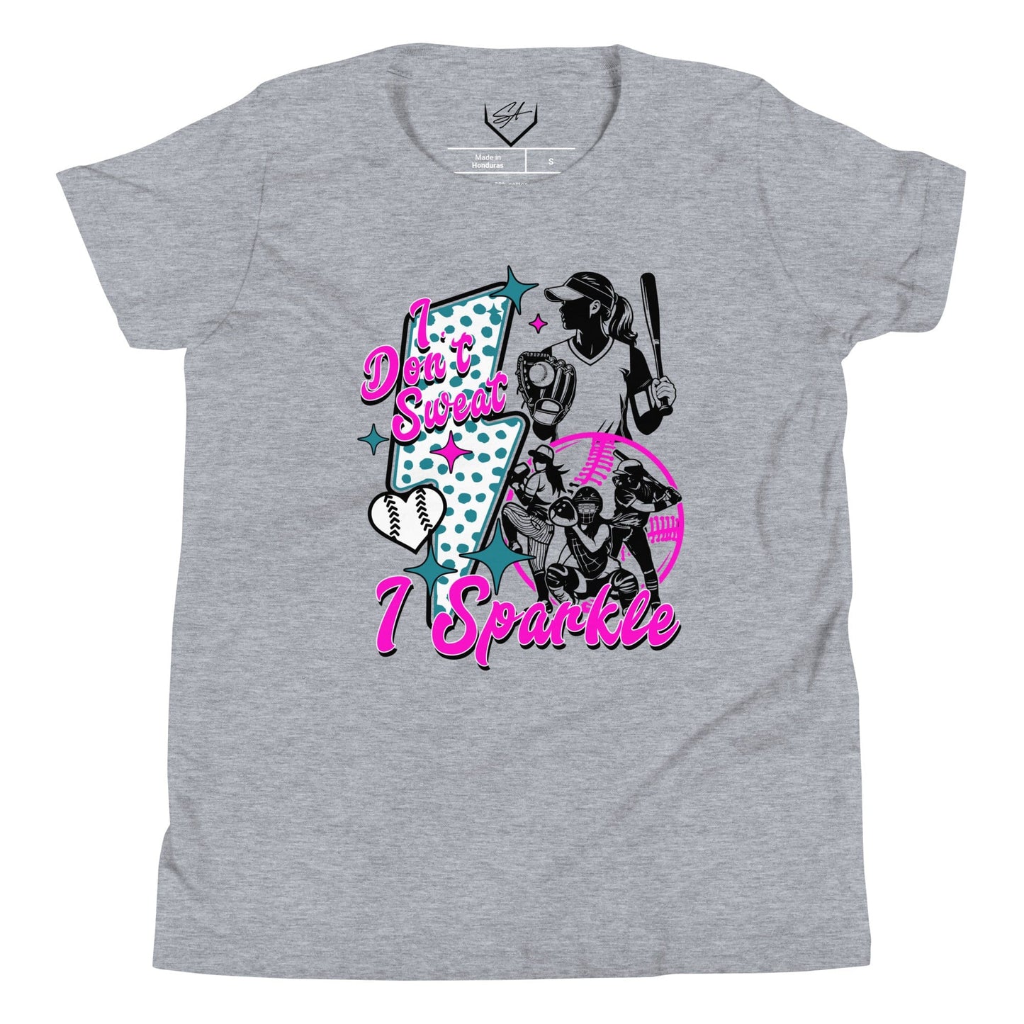 I Don't Sweat I Sparkle - Youth Tee - SA Apparel