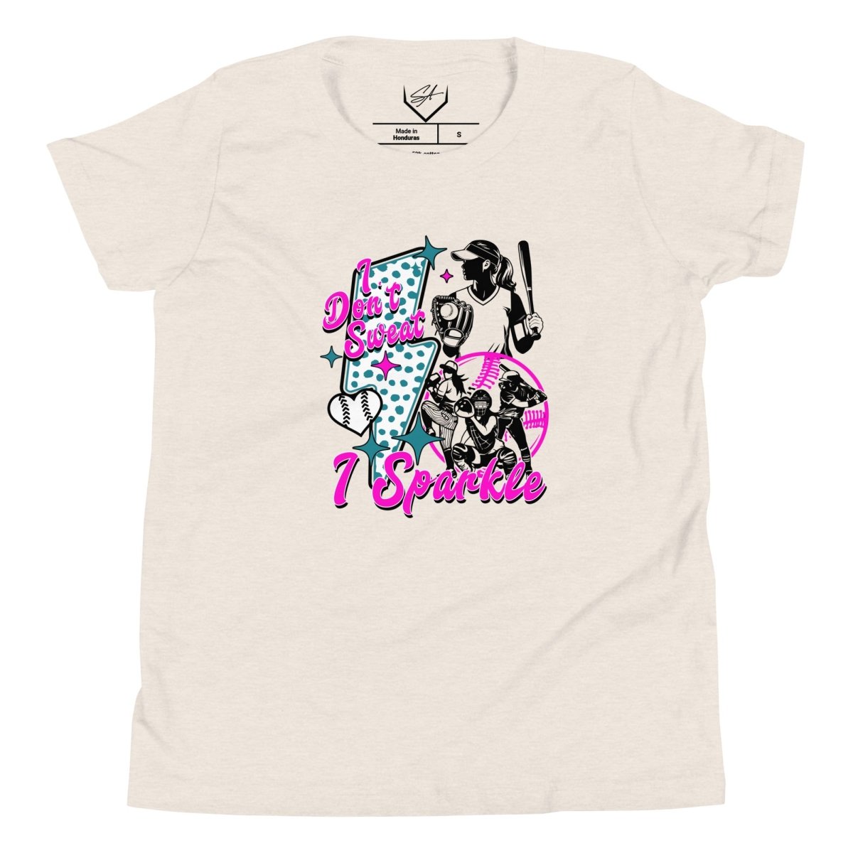 I Don't Sweat I Sparkle - Youth Tee - SA Apparel