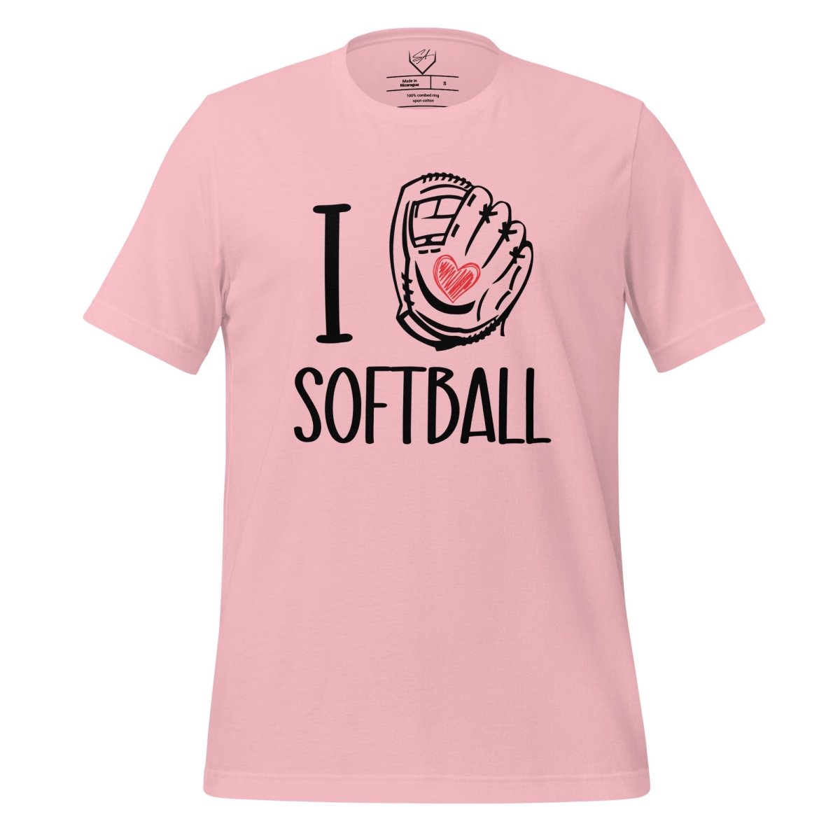 I Glove Softball - Adult Tee - SA Apparel