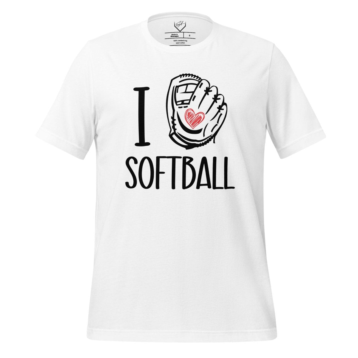 I Glove Softball - Adult Tee - SA Apparel