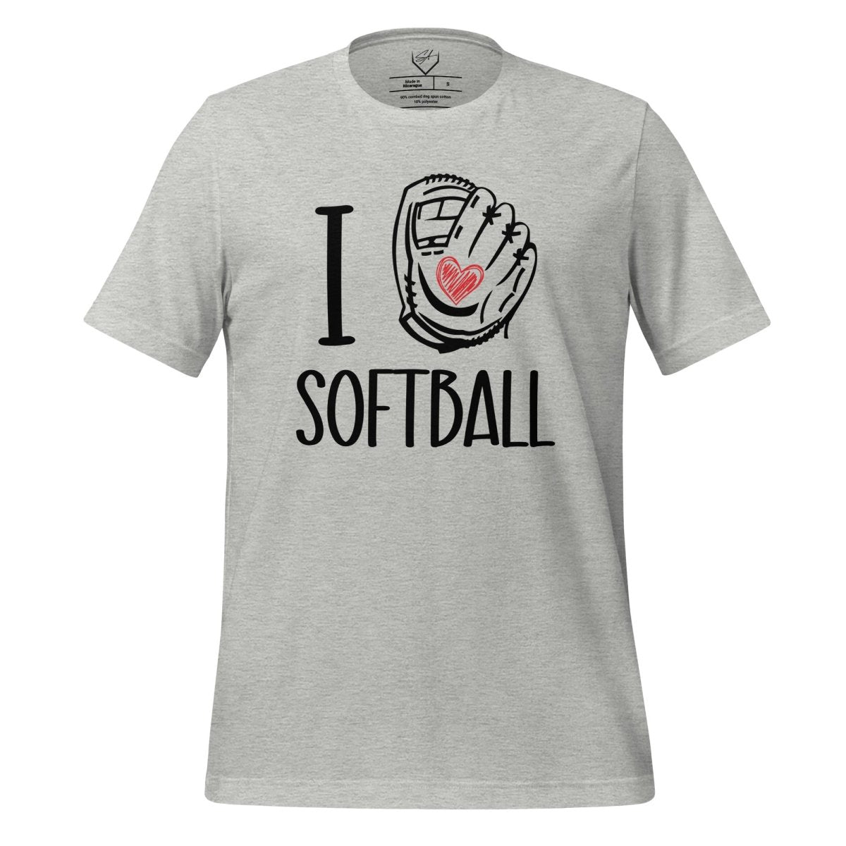 I Glove Softball - Adult Tee - SA Apparel