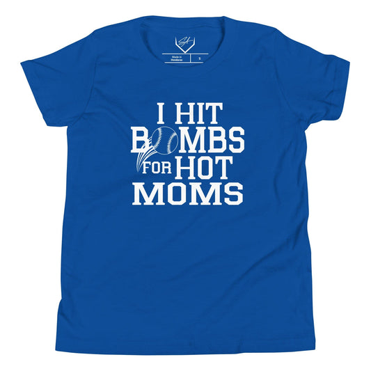 I Hit Bombs For Hot Moms - Youth Tee - SA Apparel