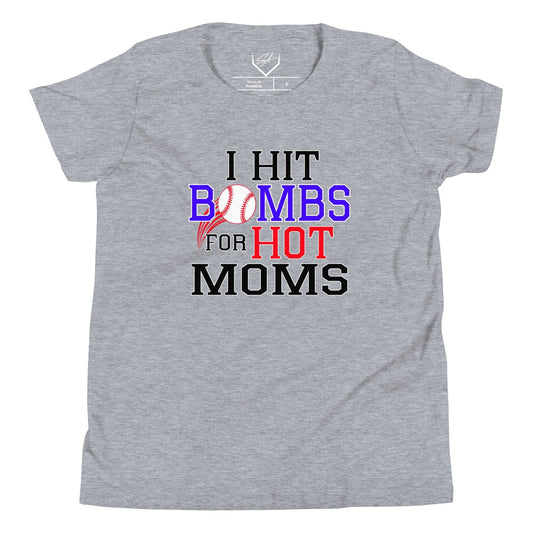 I Hit Bombs For Hot Moms - Youth Tee - SA Apparel