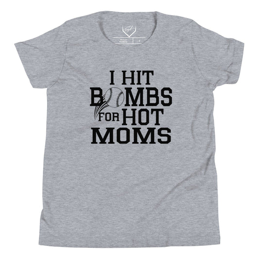 I Hit Bombs For Hot Moms - Youth Tee - SA Apparel