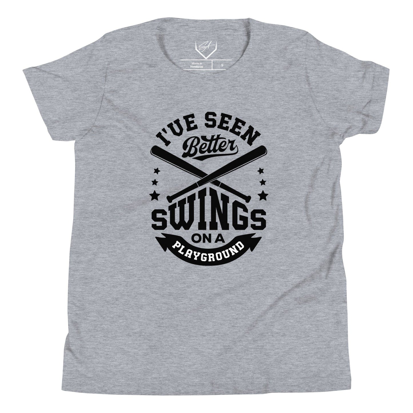 I've Seen Better Swings On A Playground - Youth Tee - SA Apparel