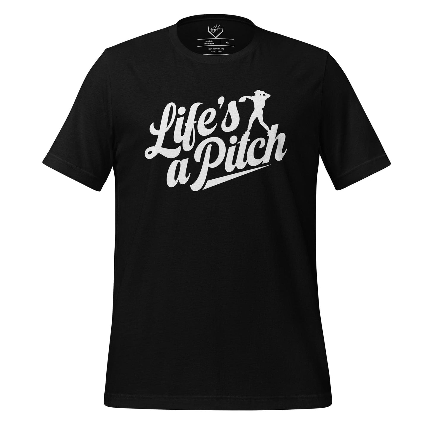 Life's A Pitch - Adult Tee - SA Apparel