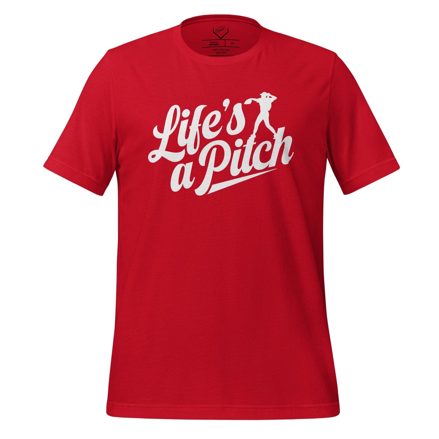 Life's A Pitch - Adult Tee - SA Apparel