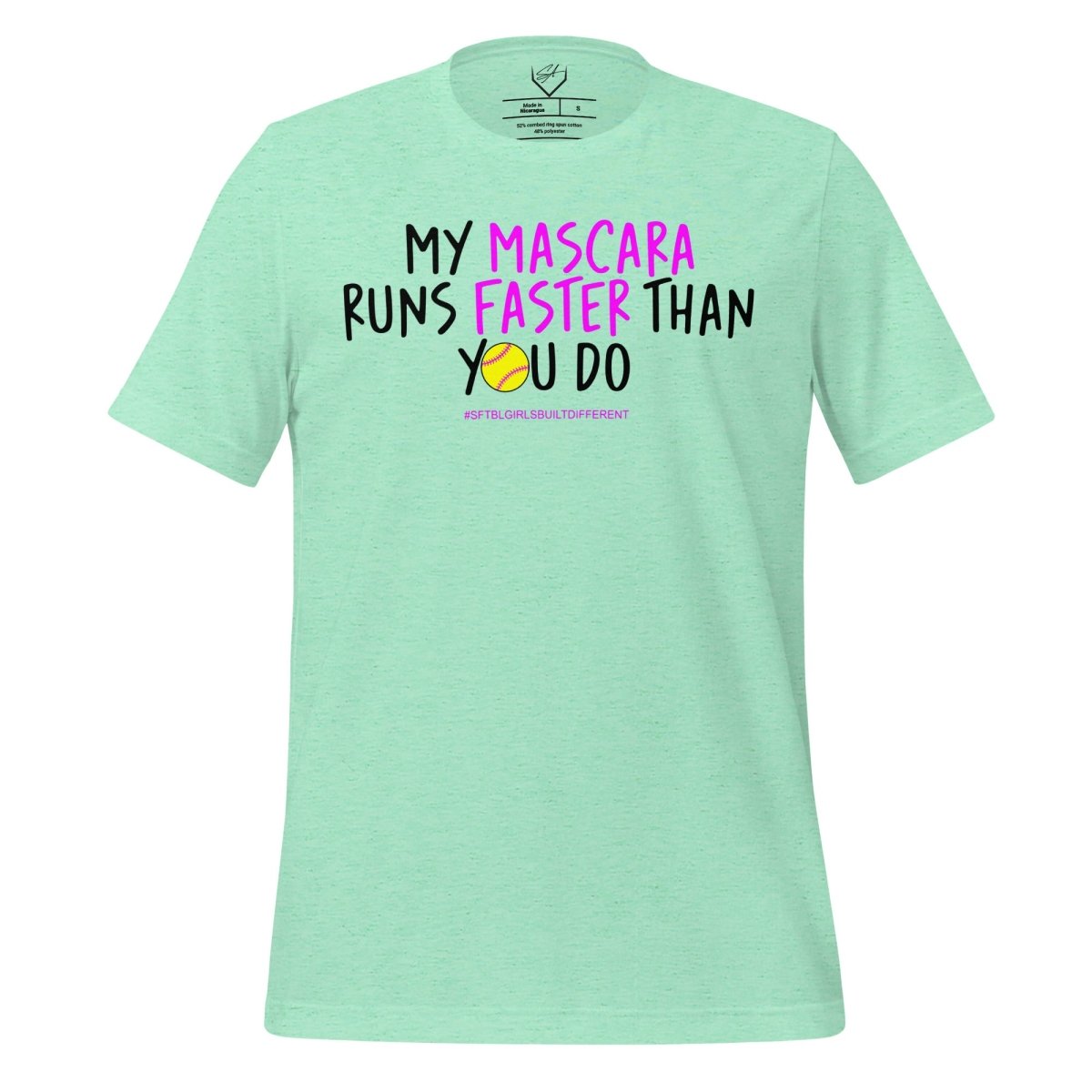 My Mascara Runs Faster Than You Do Pink - Adult Tee - SA Apparel